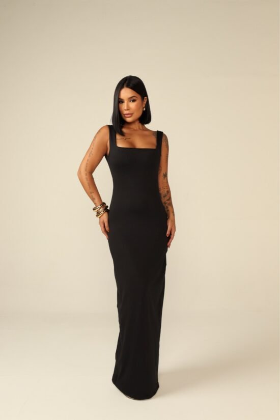 Morena Brazil - Vestido Longo com Costa Aberta Morena