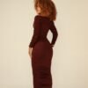 Morena Brazil - Vestido Midi Franzido Musa