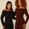 Morena Brazil - Vestido Midi Franzido Musa