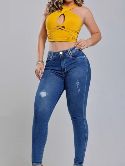 Calca Jeans Cigarrete Belle