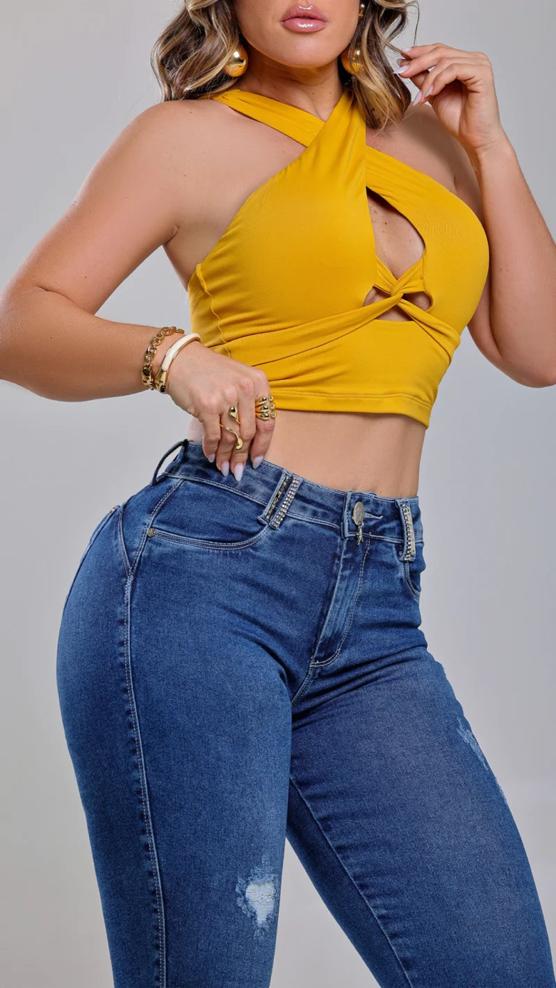 Calca Jeans Cigarrete Belle