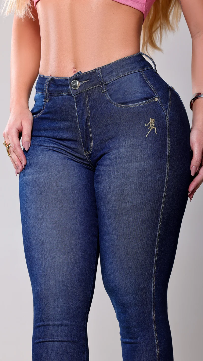 Calca Jeans Cigarrete Luxe