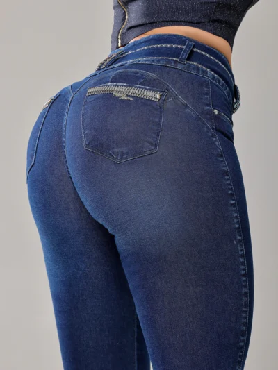 Calca Jeans Cigarrete Belle com Brilho