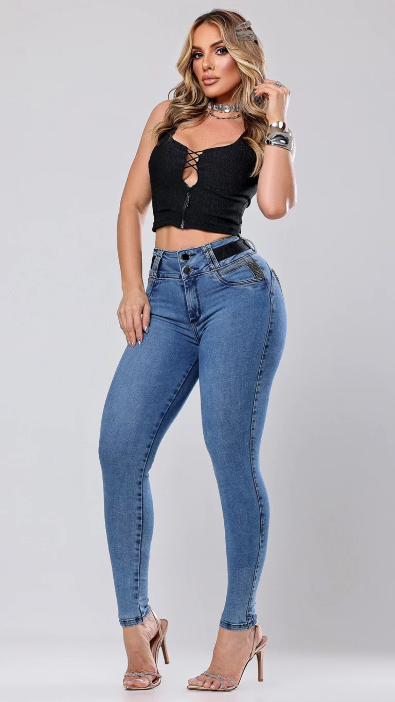 Calça Jeans Cigarrete Bloom