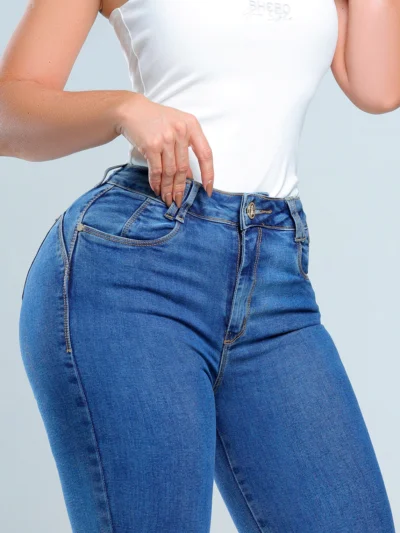 Calca Jeans Flare Bloom