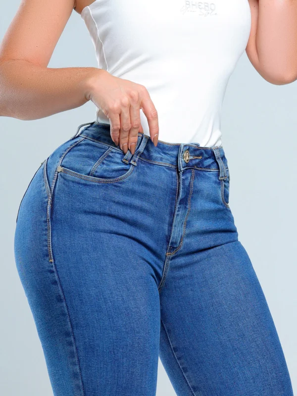 Calca Jeans Flare Bloom