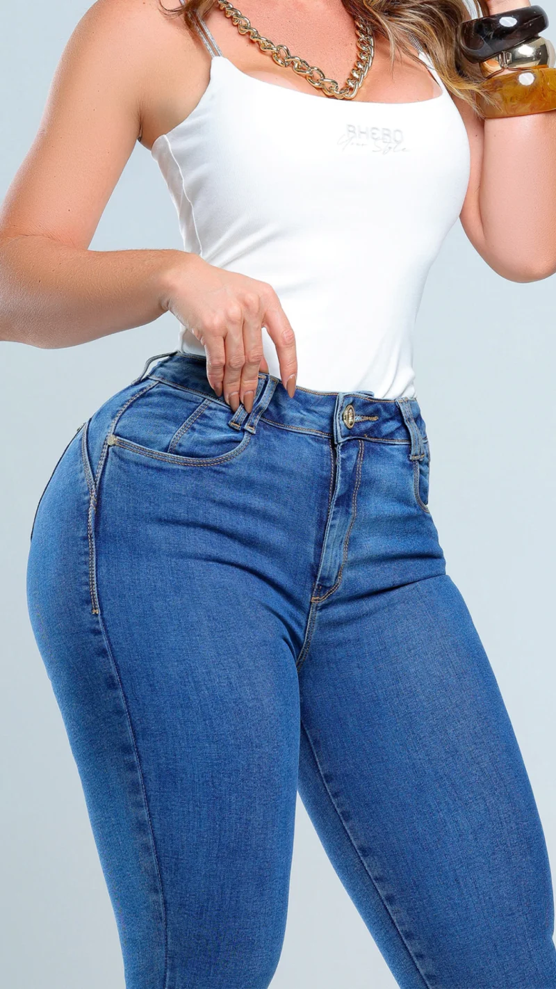 Calca Jeans Flare Bloom