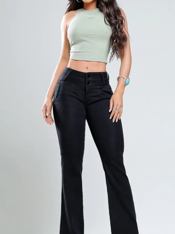Calca Jeans Flare Glam