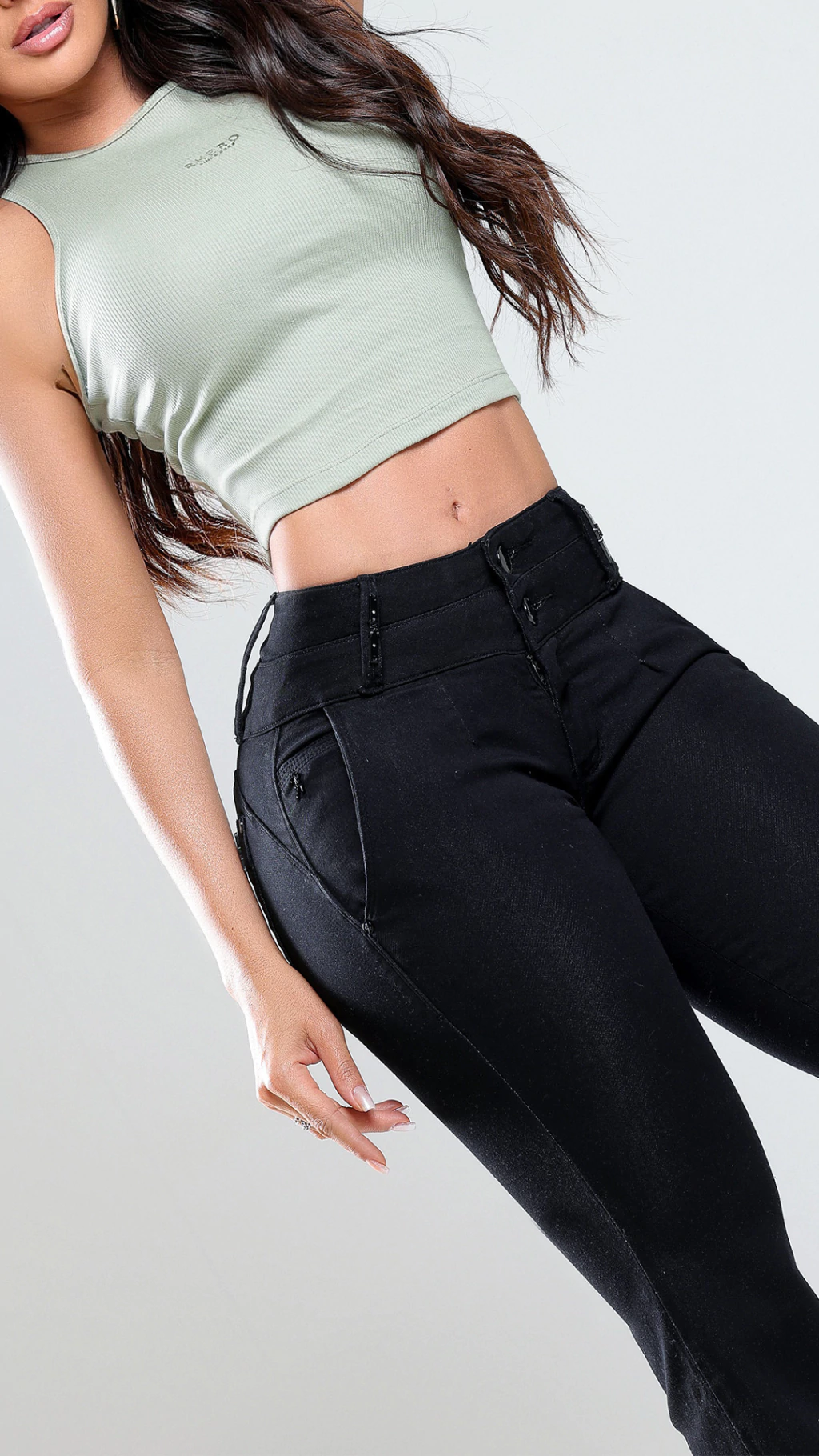 Calca Jeans Flare Glam