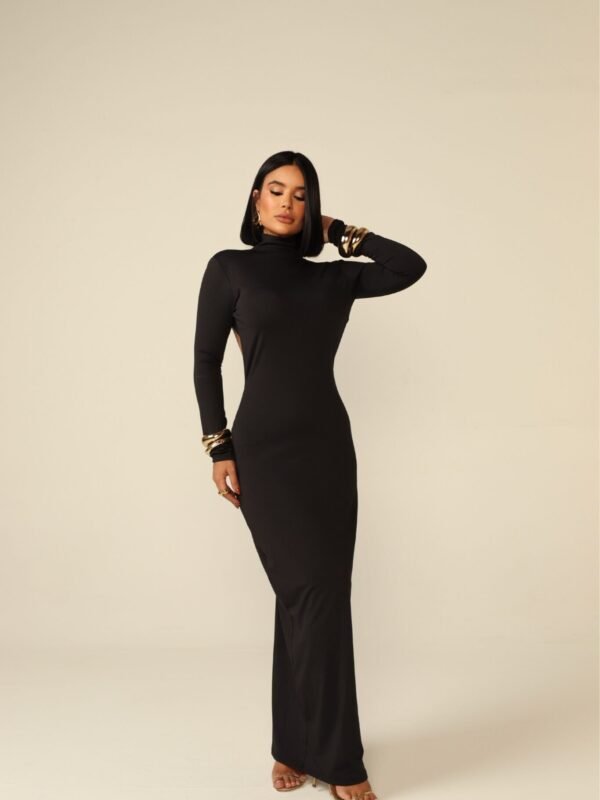 Vestido Modelador Gola Alta