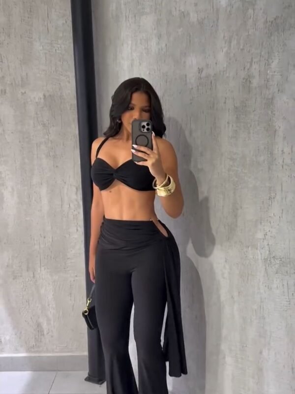 Conjunto Modelador Polli Top com Bojo + Calça | Exclusivo Morena Brazil