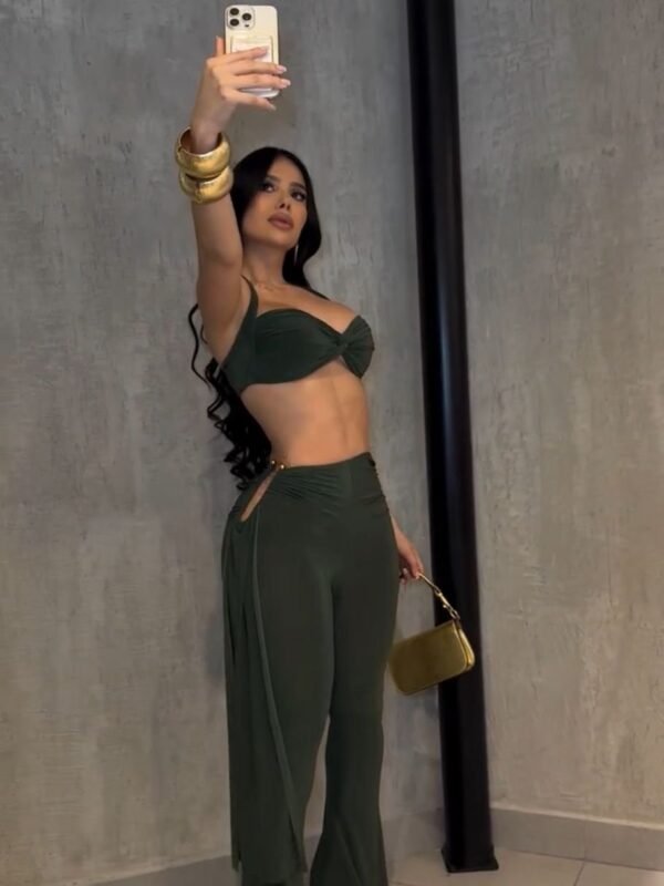 Conjunto Modelador Polli Top com Bojo + Calça | Exclusivo Morena Brazil