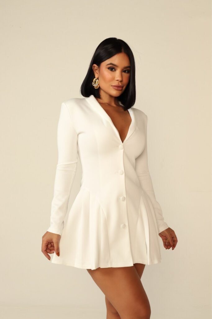 Vestido Plissado Morena