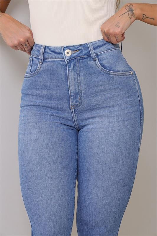Calca Skinny Jeans Escuro