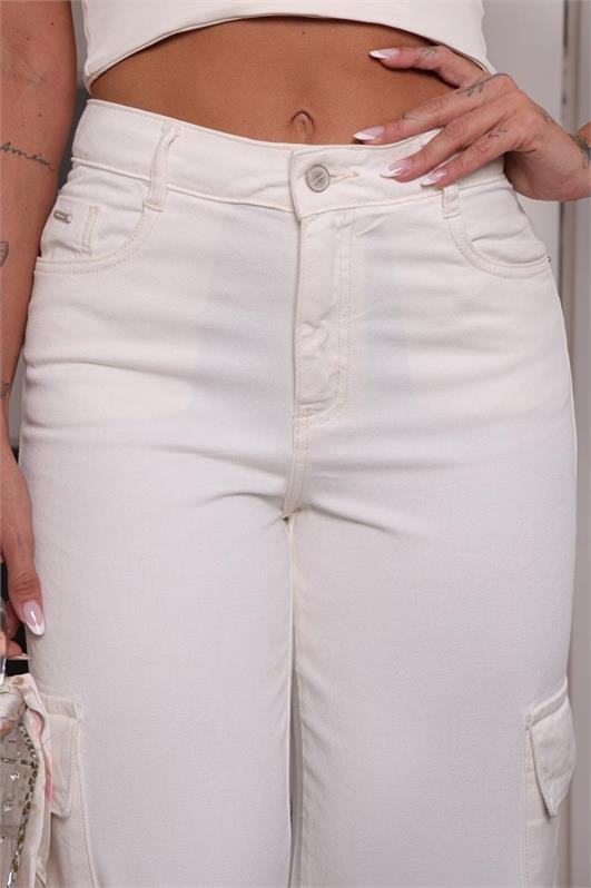 Calca Wide Leg Jeans Vintage