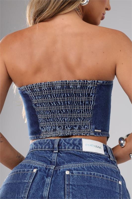 Cropped Jeans Tomara que Caia