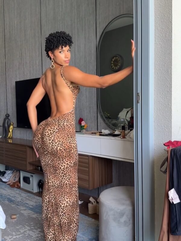 Vestido Elegance Animal Print