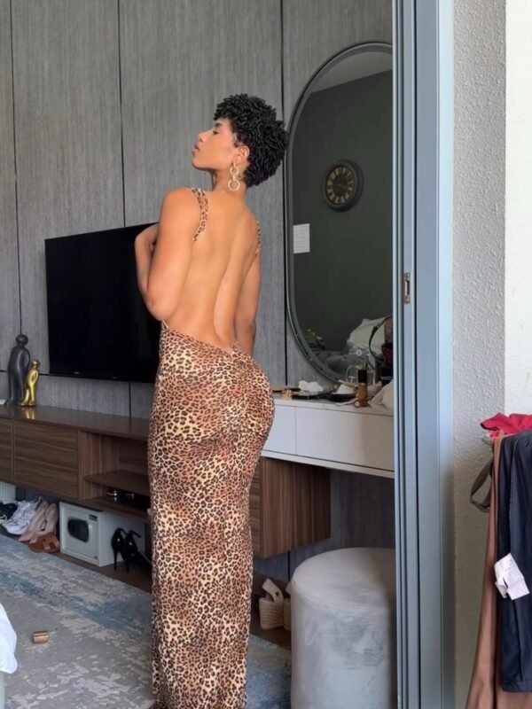 Vestido Elegance Animal Print