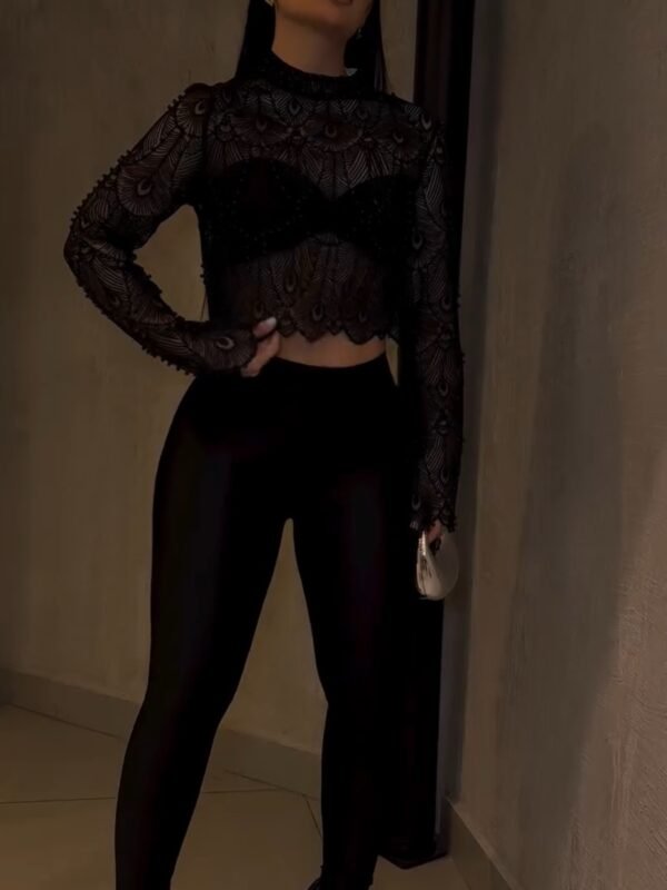 Conjunto Pérolas Black