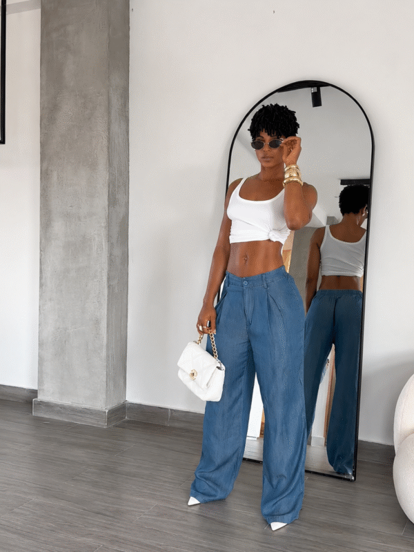 Calça Jeans Alfaiataria
