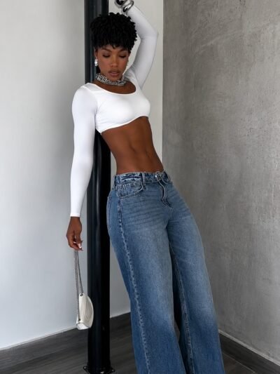 Calça Jeans Wideleg Max