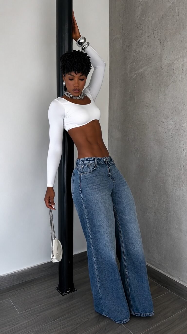 Calça Jeans Wideleg Max