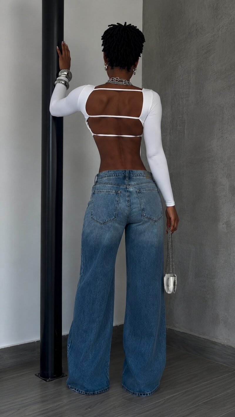 Calça Jeans Wideleg Max