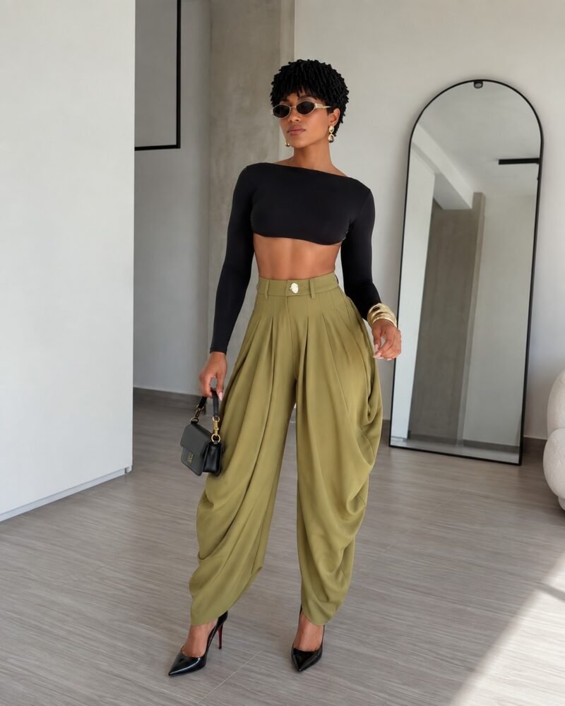 Calça Balone Aladin - Verde Oliva