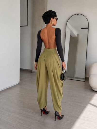 Calça Balone Aladin - Verde Oliva