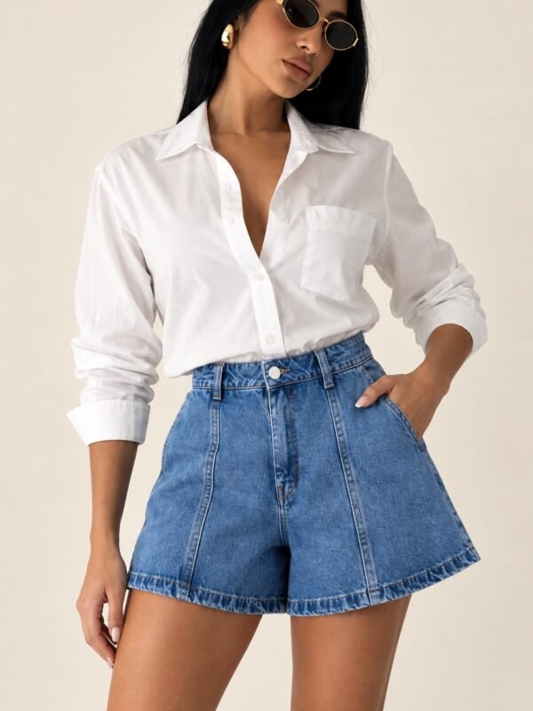 Detalhe Short Jeans Ruby Morena Brazil