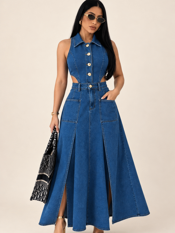 Vestido Jeans Apaixonante Morena Brazil 1