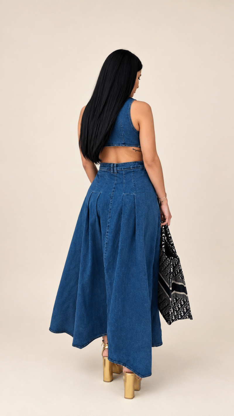 Vestido Jeans Apaixonante Morena Brazil 3