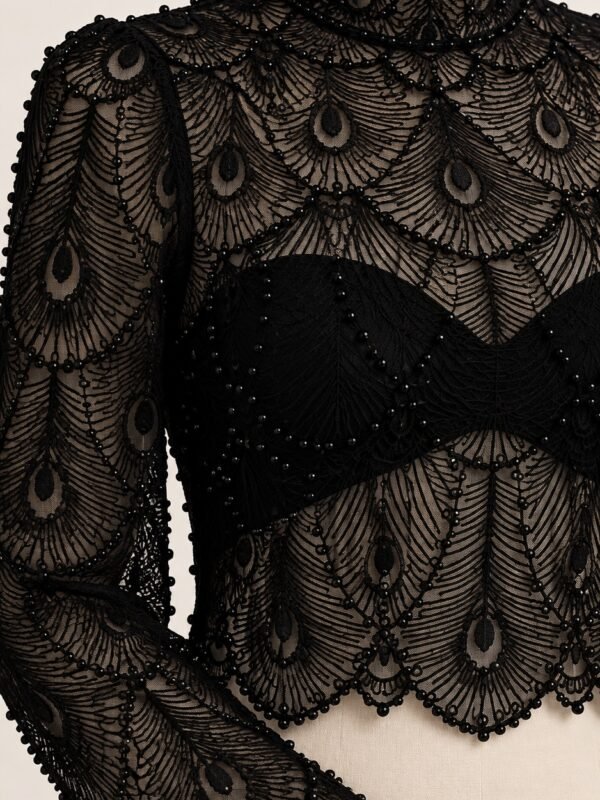Blusa Pérolas Black