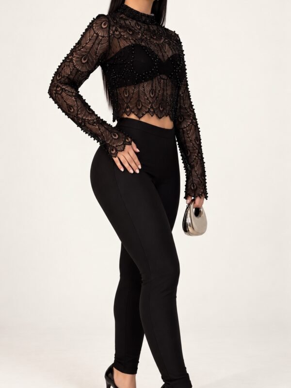 Blusa Pérolas Black