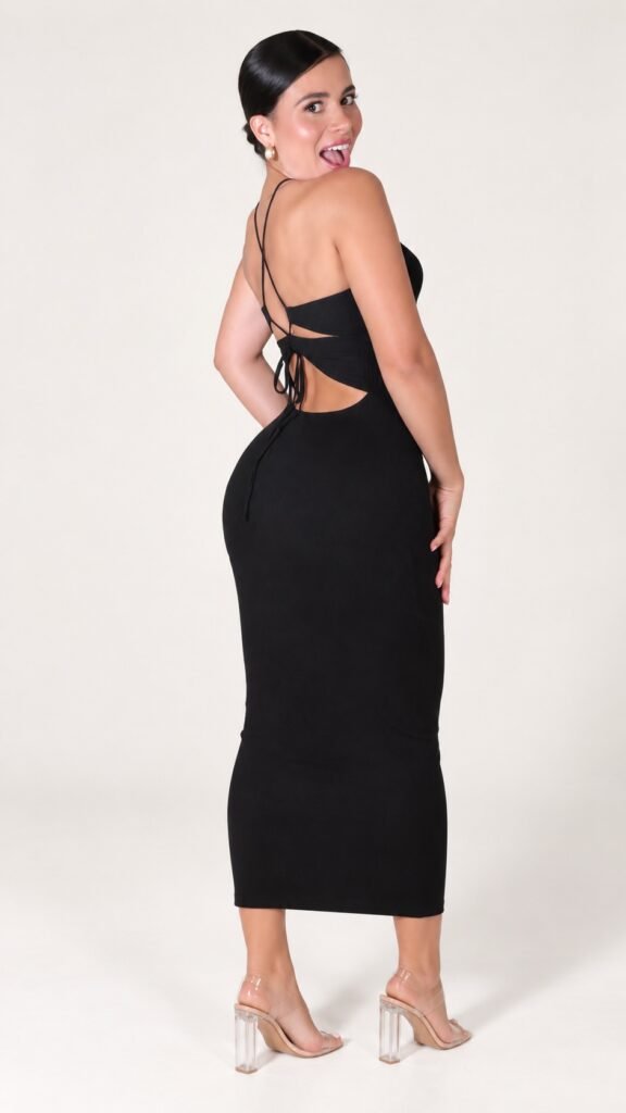 Vestido Modal Costas Abertas