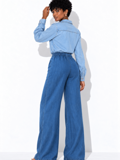 Calça Jeans Alfaiataria Morena Brazil - jeans escura
