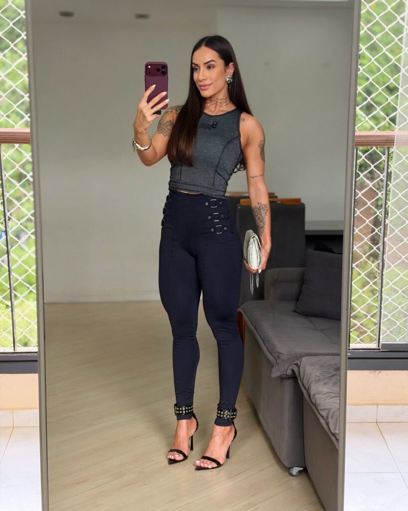 Calça Skinny Azul Marinho