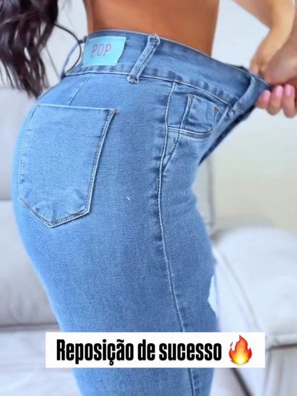 Calça Skinny Destroyed