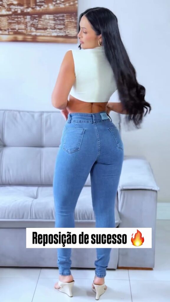 Calça Skinny Destroyed