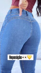 Calça Skinny Jeans Médio