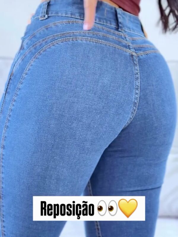 Calça Skinny Jeans Médio