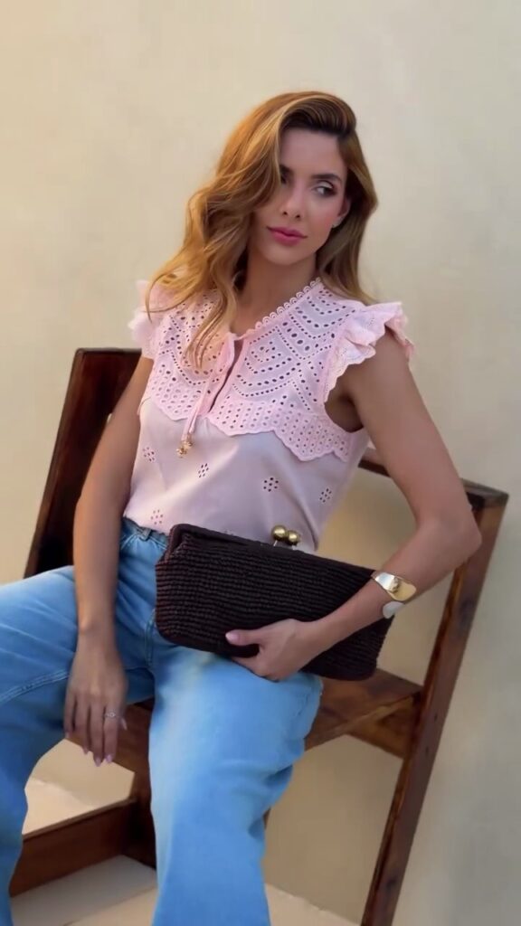 Blusa Rosa Delicada