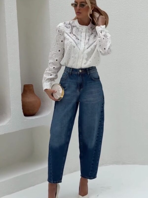 Camisa Branca Delicada