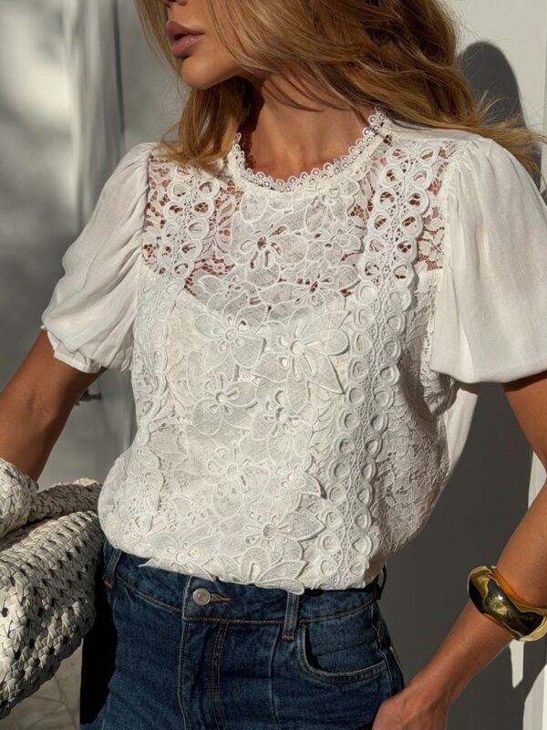 Blusa Renda Debrum Preto