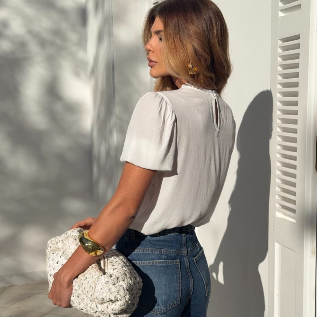 Blusa Renda Debrum Preto