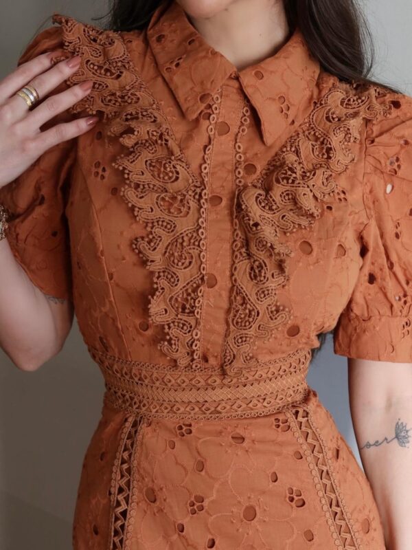 Vestido Laise Terracota