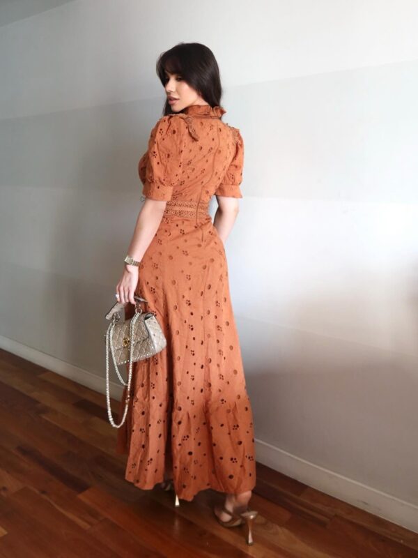 Vestido Laise Terracota