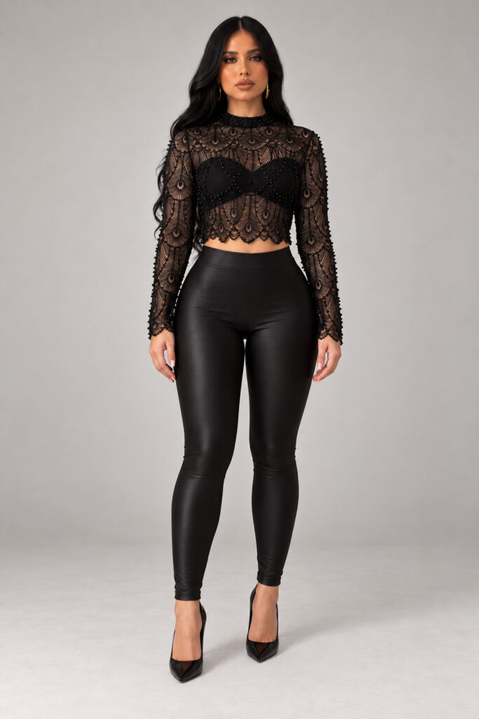 Conjunto Pérolas Black
