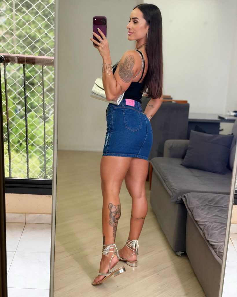 Saia Jeans Escura