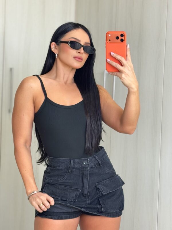 Short Cargo Preto